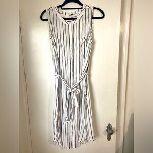 Sleeveless Button Up Dress